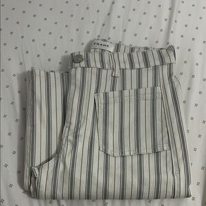 Frame Denim Gray Le slim palazzo jean